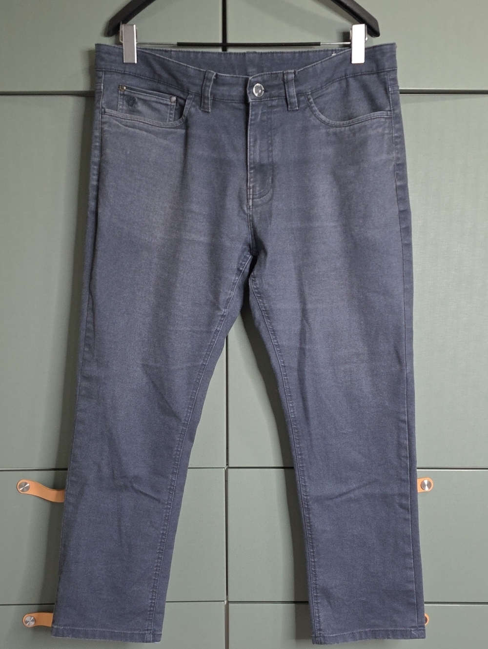 252 English Laundry Men's Gray Stretch 5-Pocket Chino Pants 36x29 R1